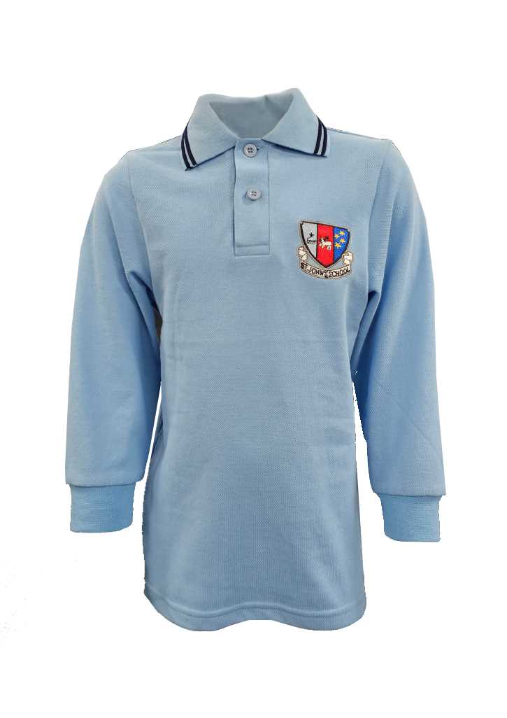 St John's School Mairangi Bay Long Sleeve Polo